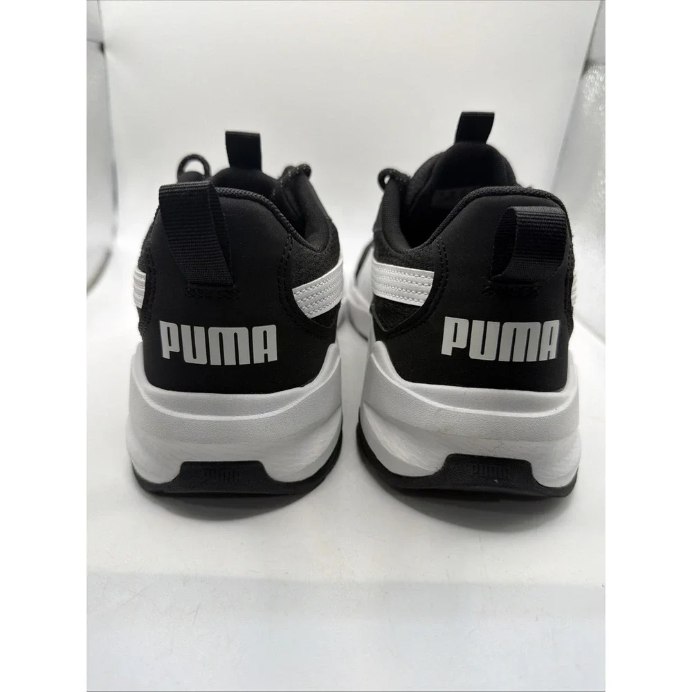 Puma Zip C Men's Sneaker Black White Athletic Running Shoes Size 12 New